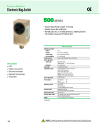 Thumbnail of document Data Sheet - 500 Series Mag Switch